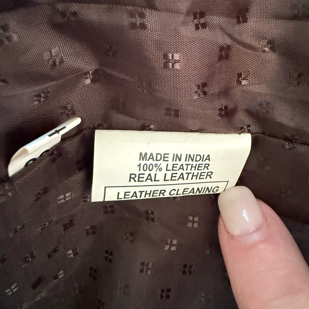 Mens Brown Lamb 100% Leather Vest Size S Outdoors Classy Texas Country Rodeo - Picture 8 of 14